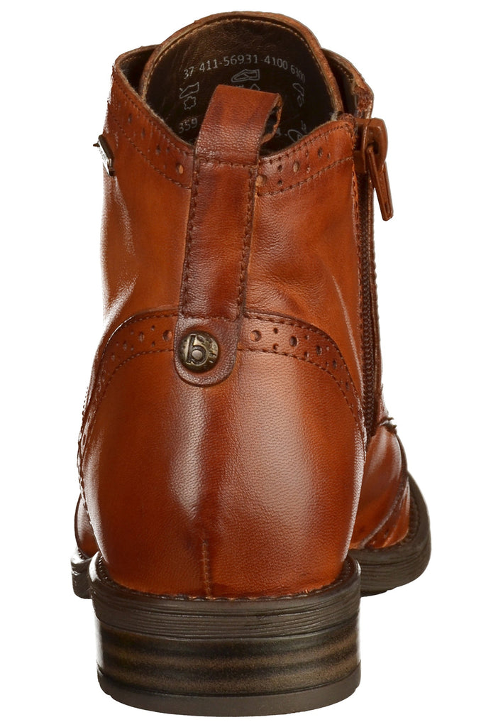 Bugatti Stiefelette Leder Cognac - surf4shoes