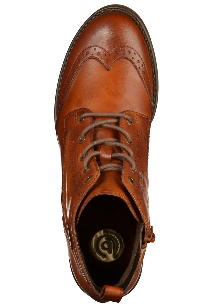 Bugatti Stiefelette Leder Cognac - surf4shoes