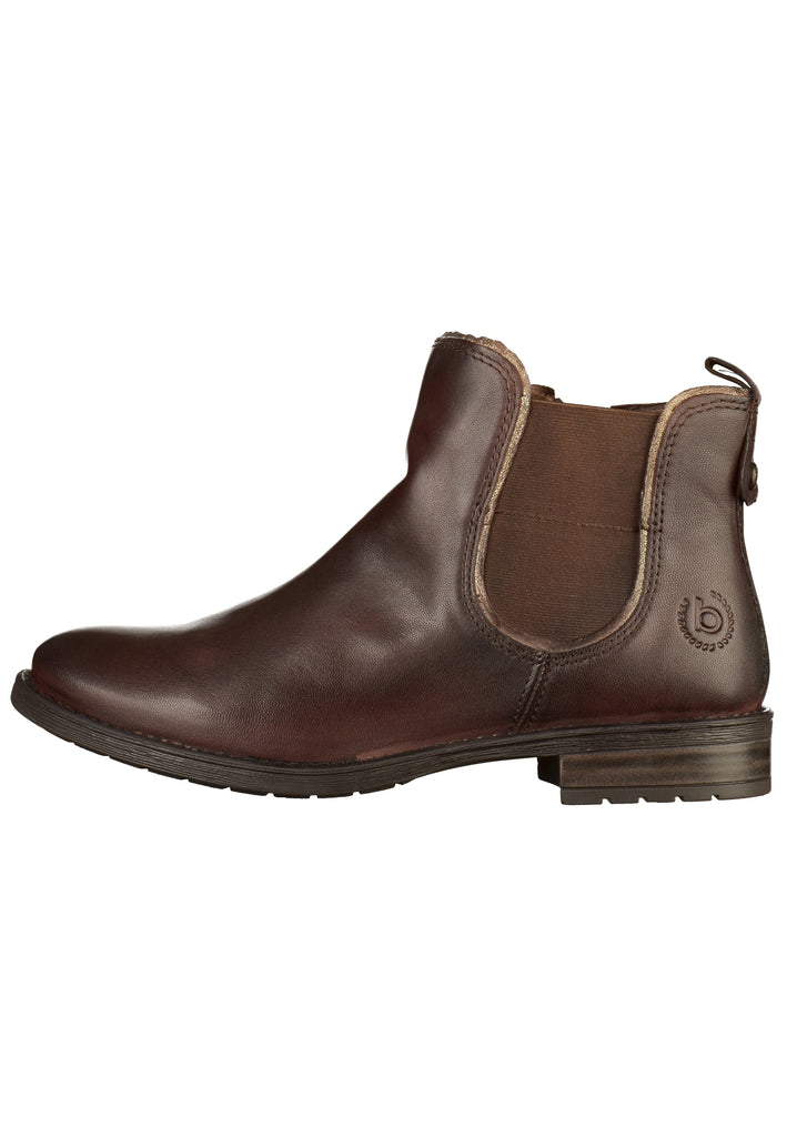 Bugatti Stiefelette Glattleder Braun - surf4shoes