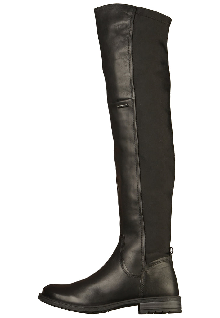Bugatti Stiefel Leder/Textil Schwarz - surf4shoes