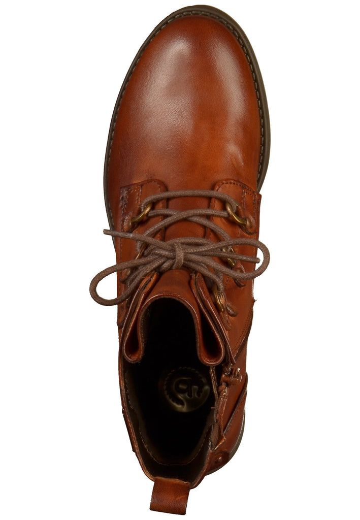 Bugatti Stiefelette Leder Braun - surf4shoes