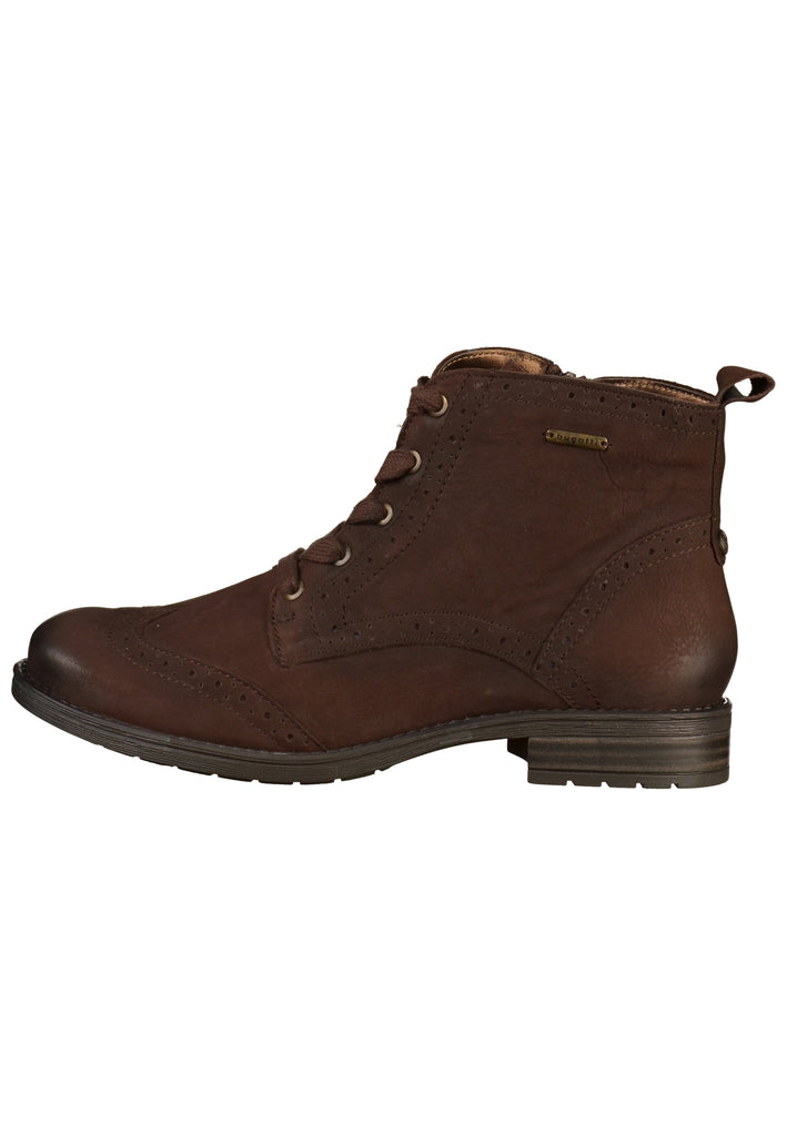 Bugatti Stiefelette Leder Dunkelbraun - surf4shoes