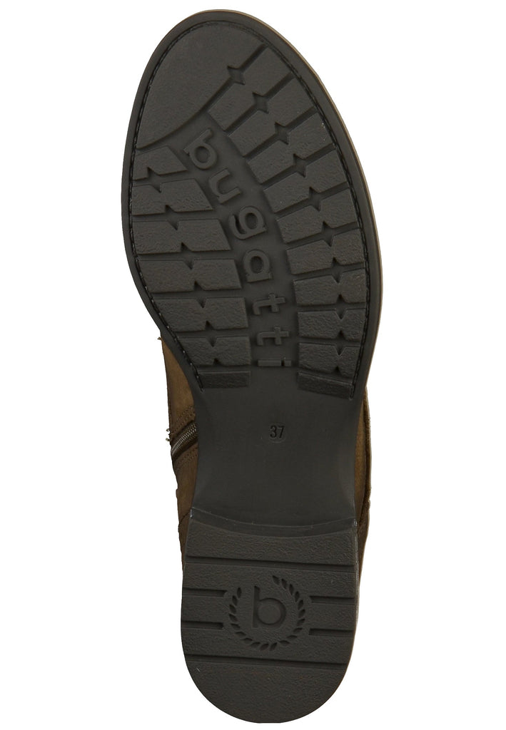 Bugatti Stiefelette Leder Oliv - surf4shoes