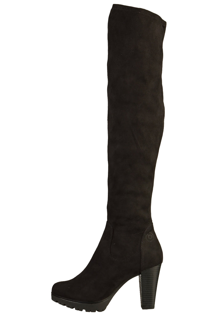 Bugatti Stiefel Lederimitat Schwarz - surf4shoes
