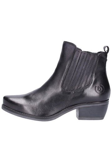 Bugatti Stiefelette Leder Schwarz - surf4shoes