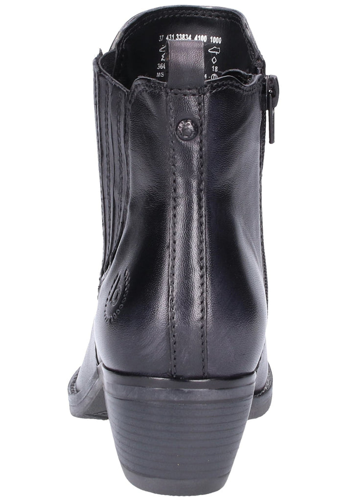 Bugatti Stiefelette Leder Schwarz - surf4shoes