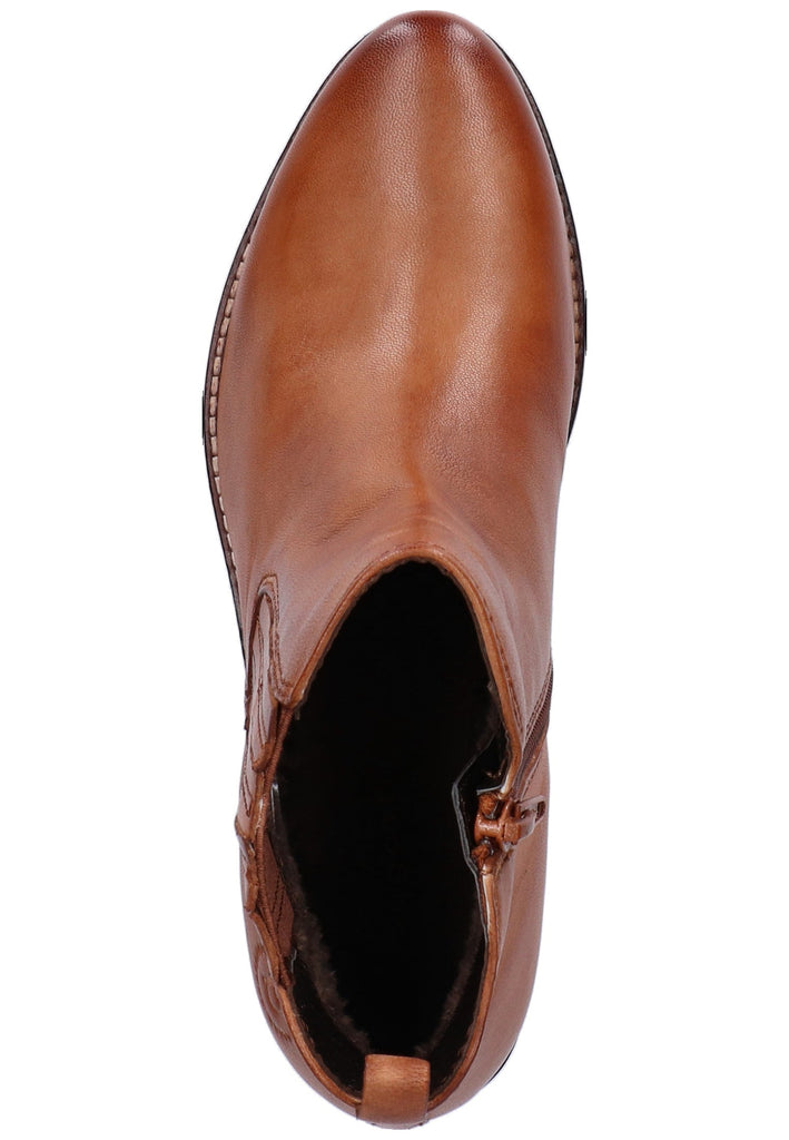 Bugatti Stiefelette Leder Cognac - surf4shoes