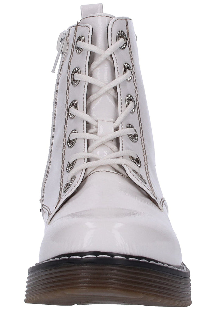 Bugatti Stiefelette Lederimitat Weiß - surf4shoes