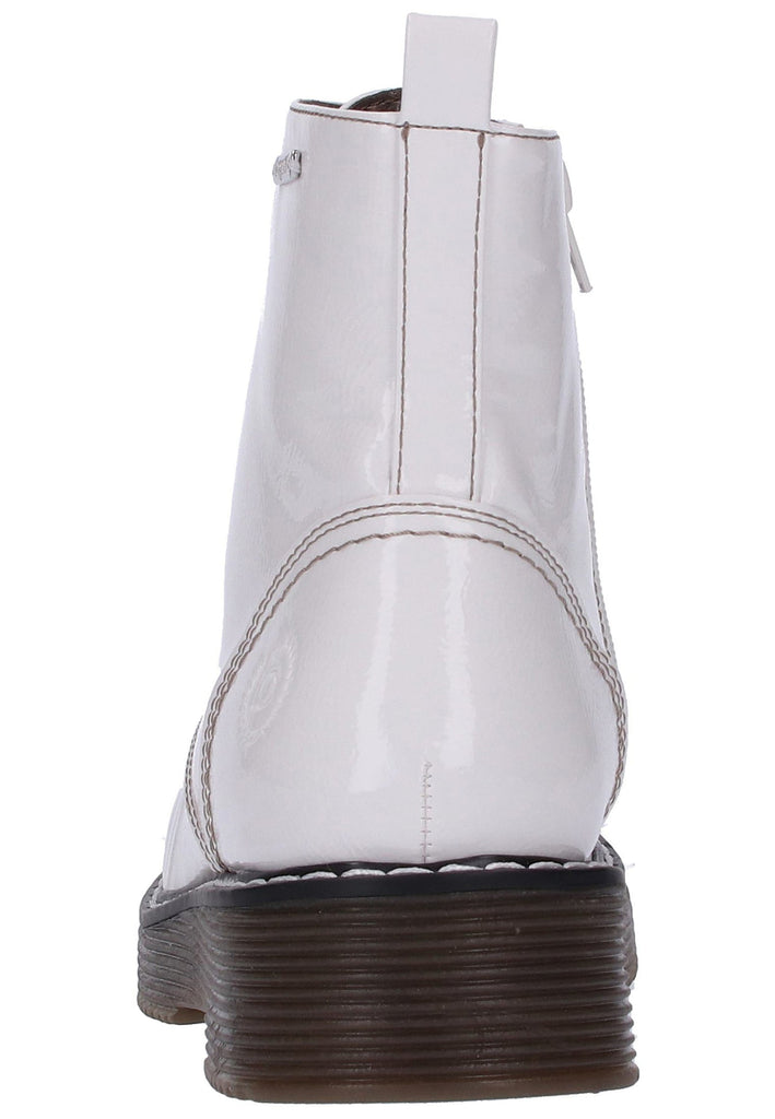Bugatti Stiefelette Lederimitat Weiß - surf4shoes