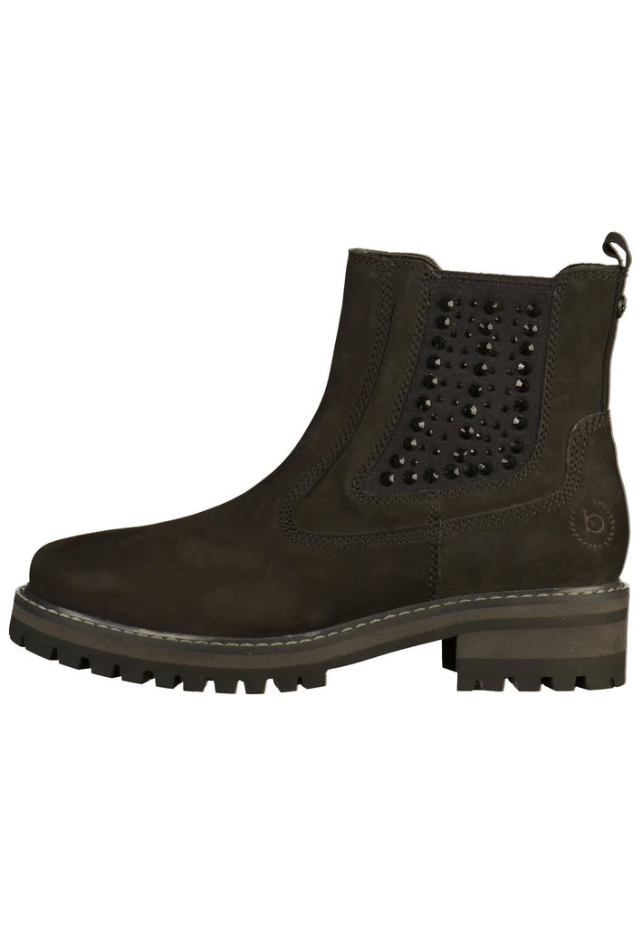 Bugatti Stiefelette Leder Schwarz - surf4shoes