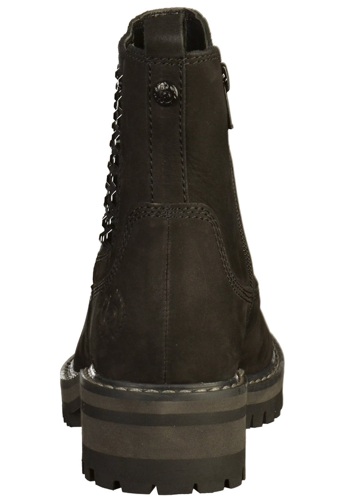 Bugatti Stiefelette Leder Schwarz - surf4shoes