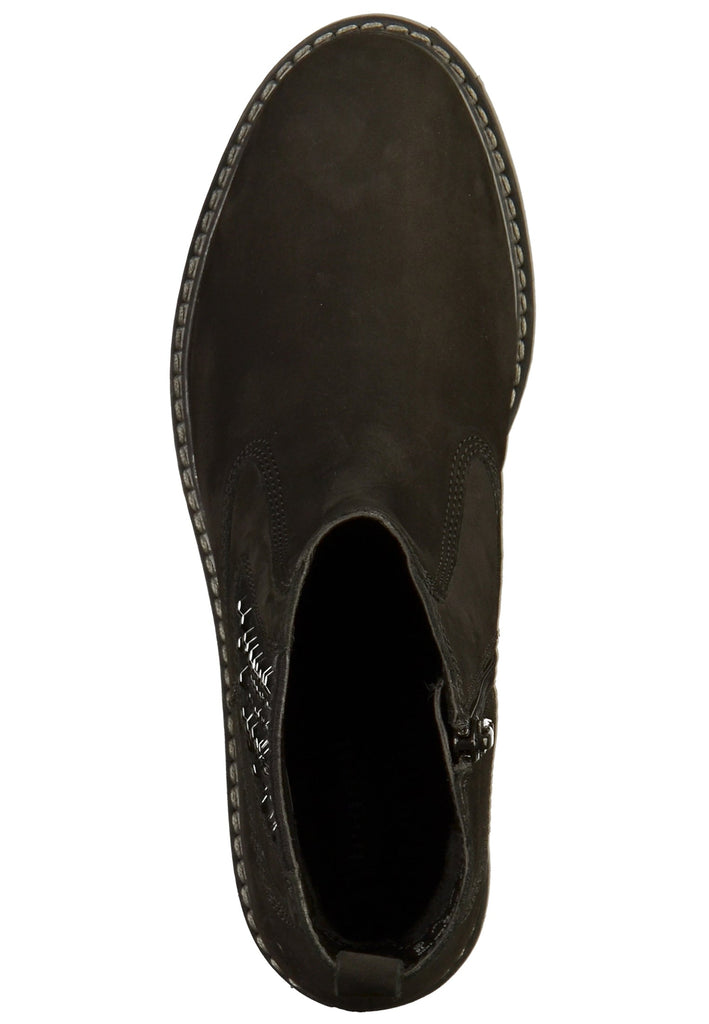 Bugatti Stiefelette Leder Schwarz - surf4shoes