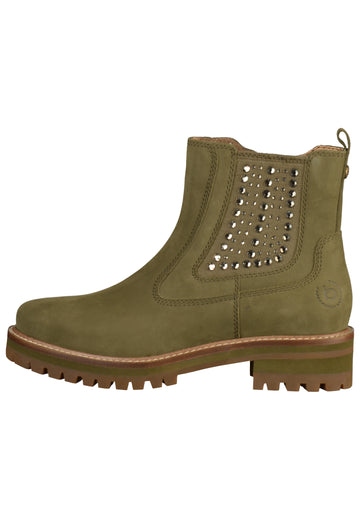 Bugatti Stiefelette Leder Dunkelgrün - surf4shoes