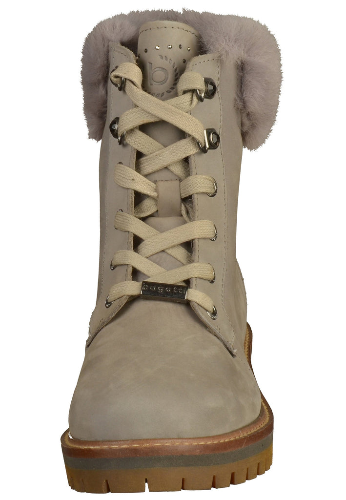 Bugatti Stiefelette Leder Hellgrau - surf4shoes