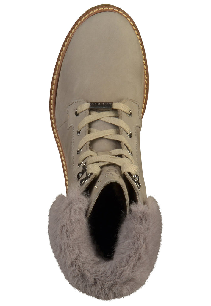 Bugatti Stiefelette Leder Hellgrau - surf4shoes