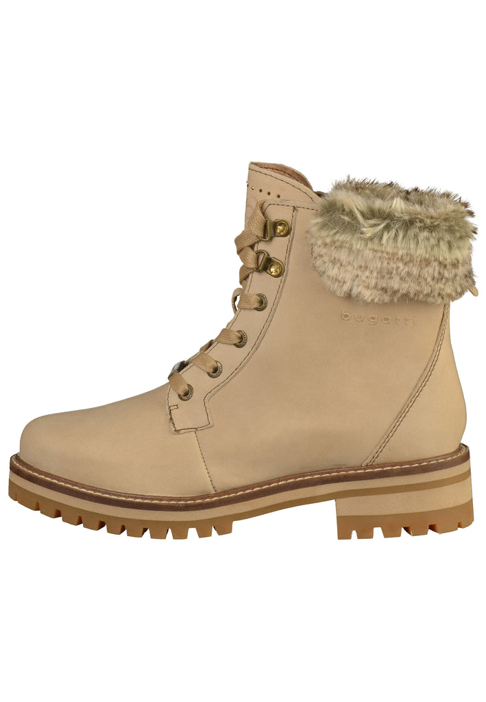 Bugatti Stiefelette Leder Beige - surf4shoes