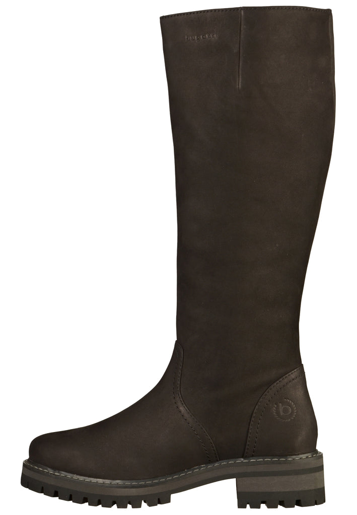 Bugatti Stiefelette Leder Schwarz - surf4shoes