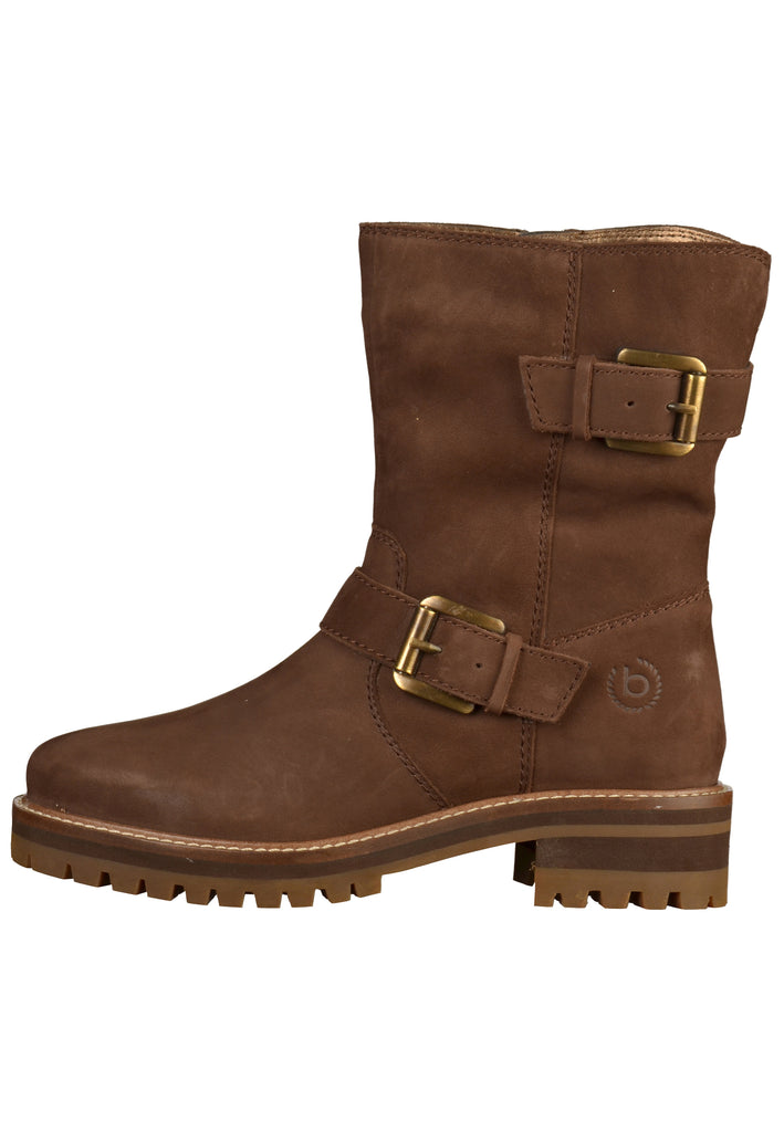Bugatti Stiefelette Leder Dunkelbraun - surf4shoes