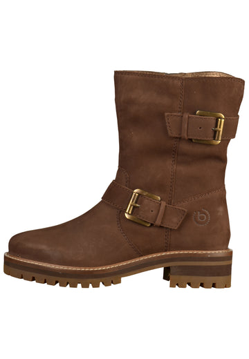 Bugatti Stiefelette Leder Dunkelbraun - surf4shoes