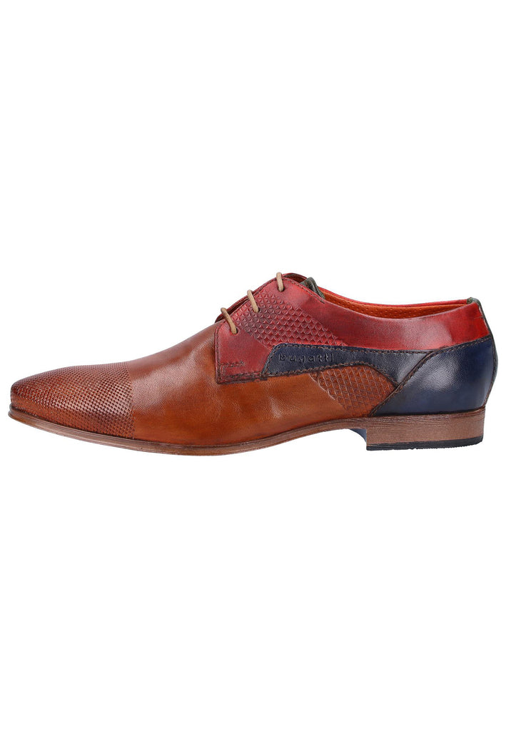 Bugatti Businessschuhe Glattleder Cognac - surf4shoes
