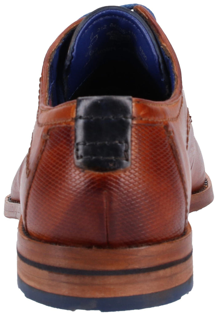 Bugatti Businessschuhe Glattleder Cognac - surf4shoes