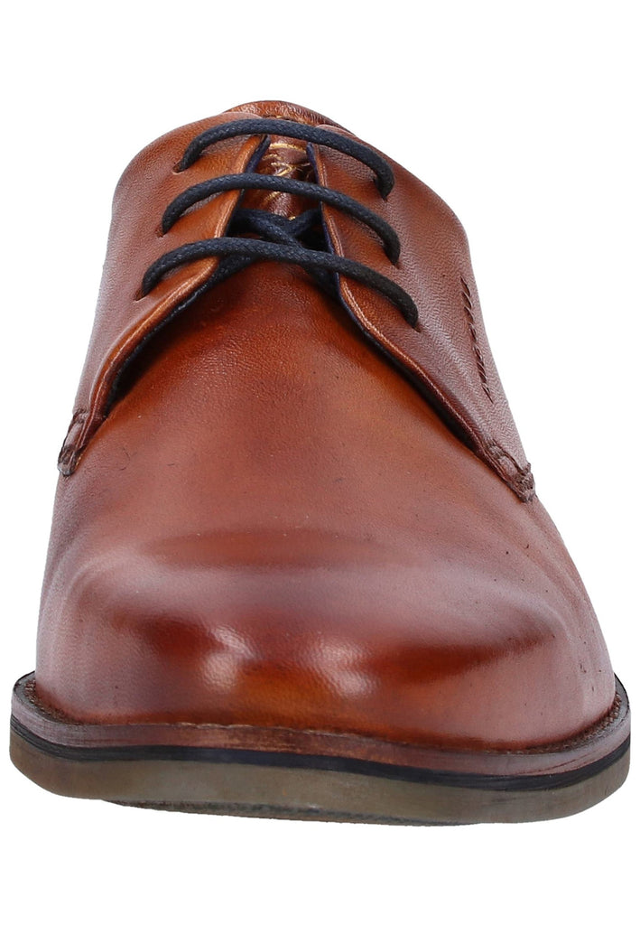 Bugatti Businessschuhe Glattleder Cognac - surf4shoes