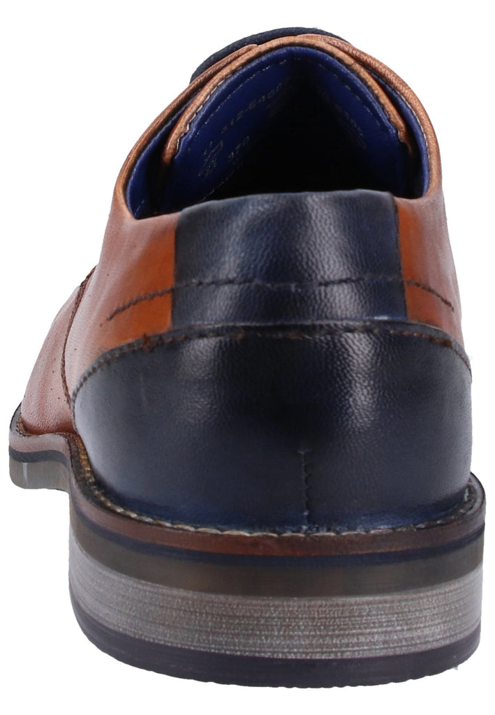 Bugatti Businessschuhe Glattleder Cognac - surf4shoes