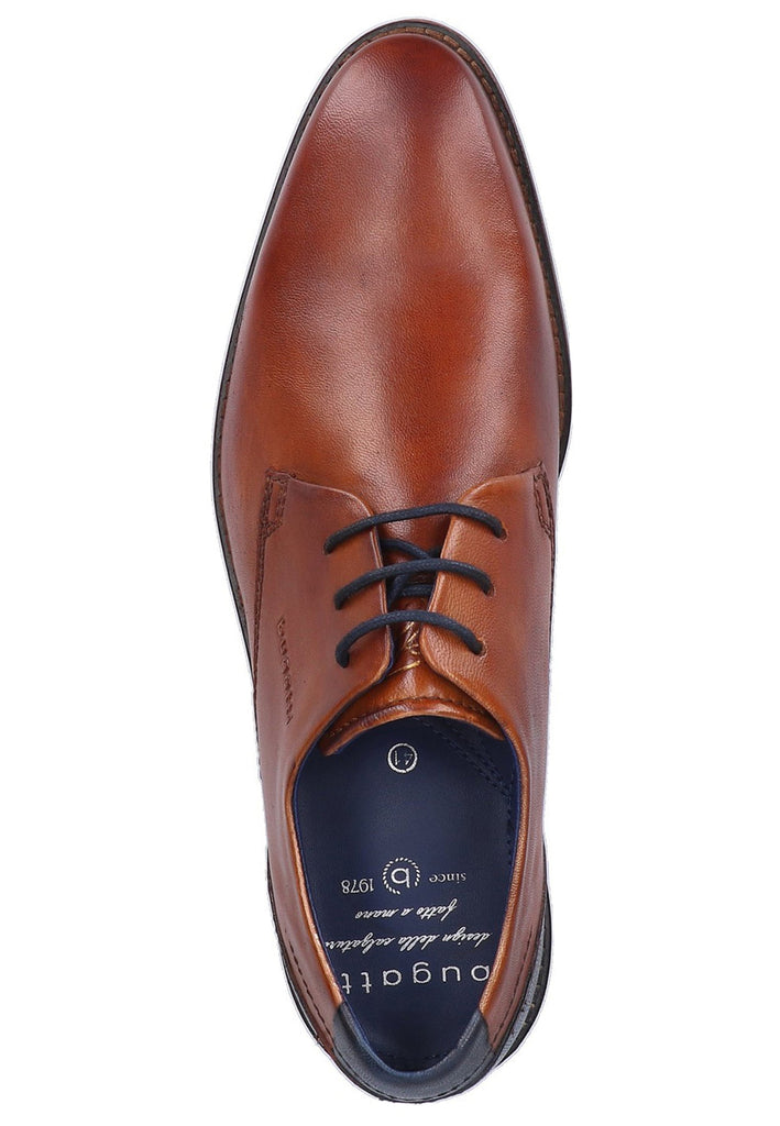 Bugatti Businessschuhe Glattleder Cognac - surf4shoes