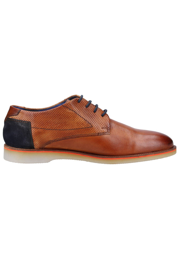Bugatti Businessschuhe Glattleder Cognac - surf4shoes