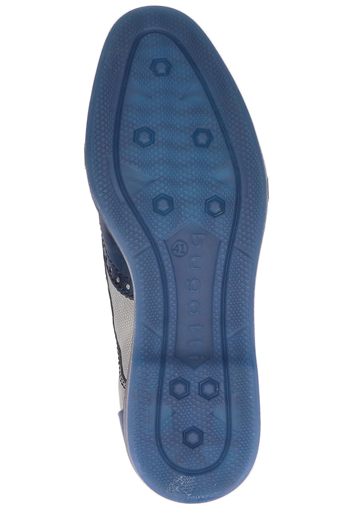 Bugatti Halbschuhe Glattleder Dunkelblau - surf4shoes