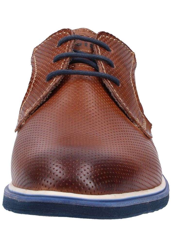 Bugatti Halbschuhe Glattleder Braun - surf4shoes