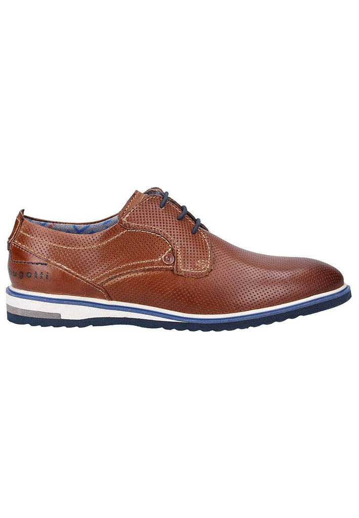 Bugatti Halbschuhe Glattleder Braun - surf4shoes