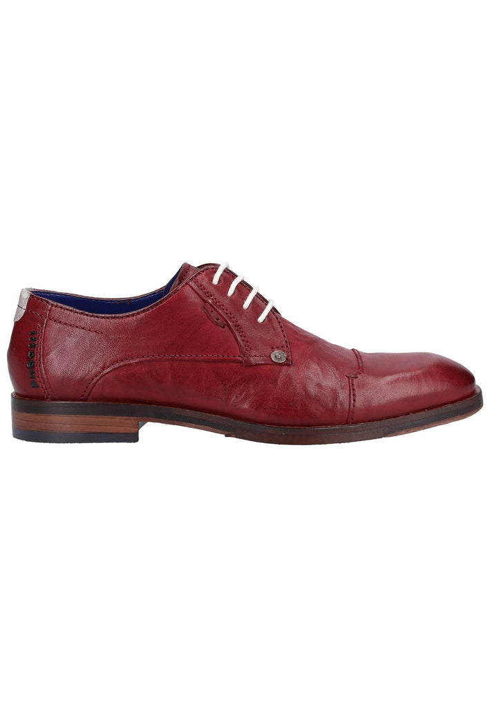 Bugatti Businessschuhe Glattleder Rot - surf4shoes