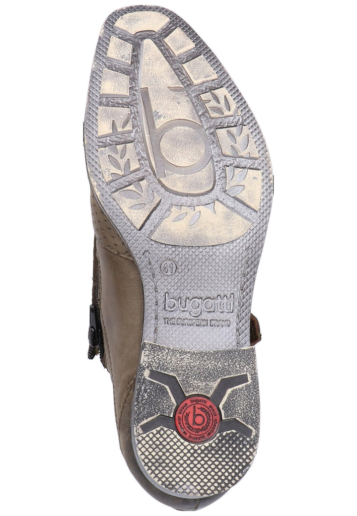 Bugatti Businessschuhe Nubukleder Oliv - surf4shoes
