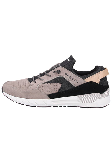 Bugatti Sneaker Veloursleder Taupe - surf4shoes