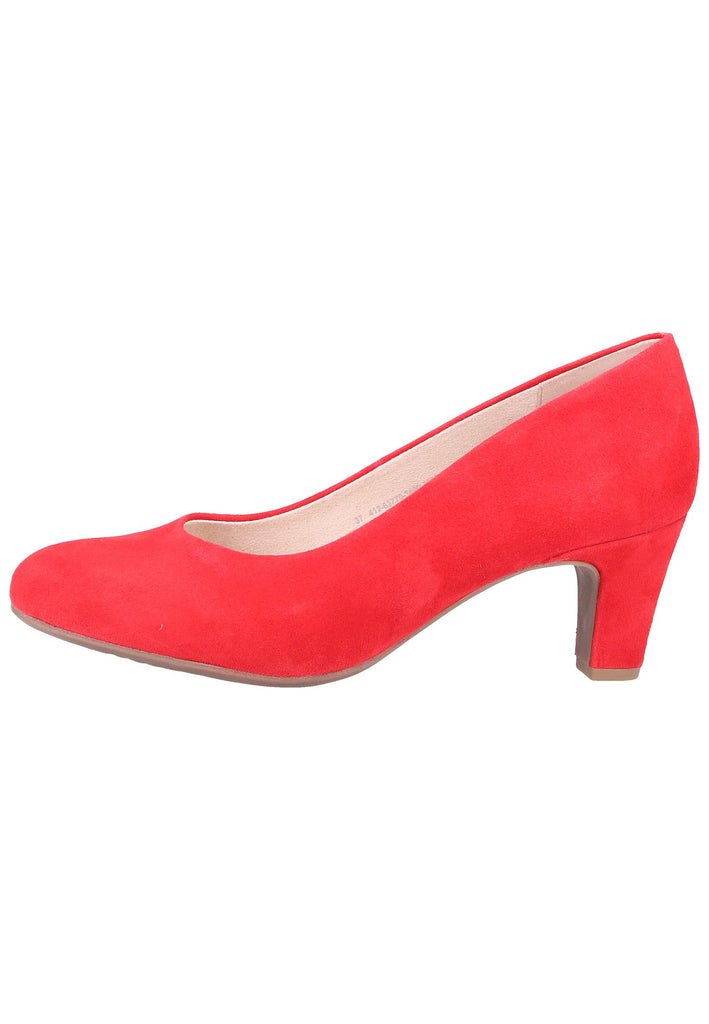 Bugatti Pumps Veloursleder Rot - surf4shoes