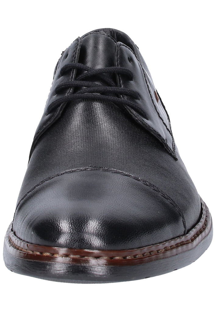 Rieker Halbschuhe Leder Schwarz - surf4shoes