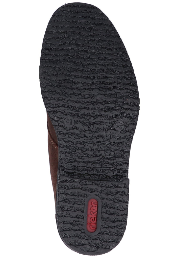 Rieker Halbschuhe Leder Braun - surf4shoes