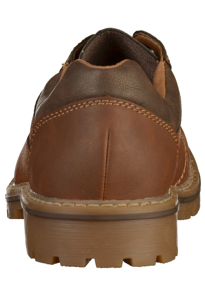 Rieker Halbschuhe Lederimitat Braun - surf4shoes
