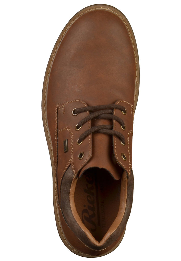 Rieker Halbschuhe Lederimitat Braun - surf4shoes