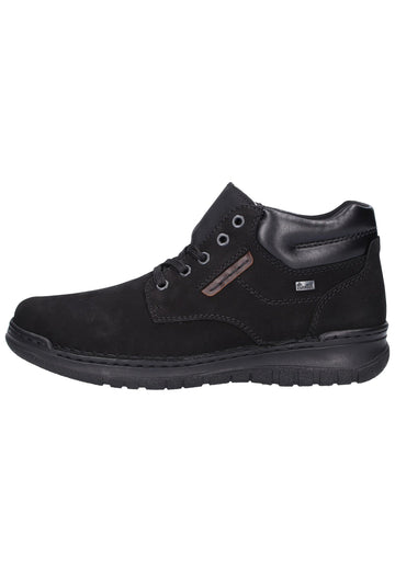 Rieker Stiefelette Leder Schwarz - surf4shoes