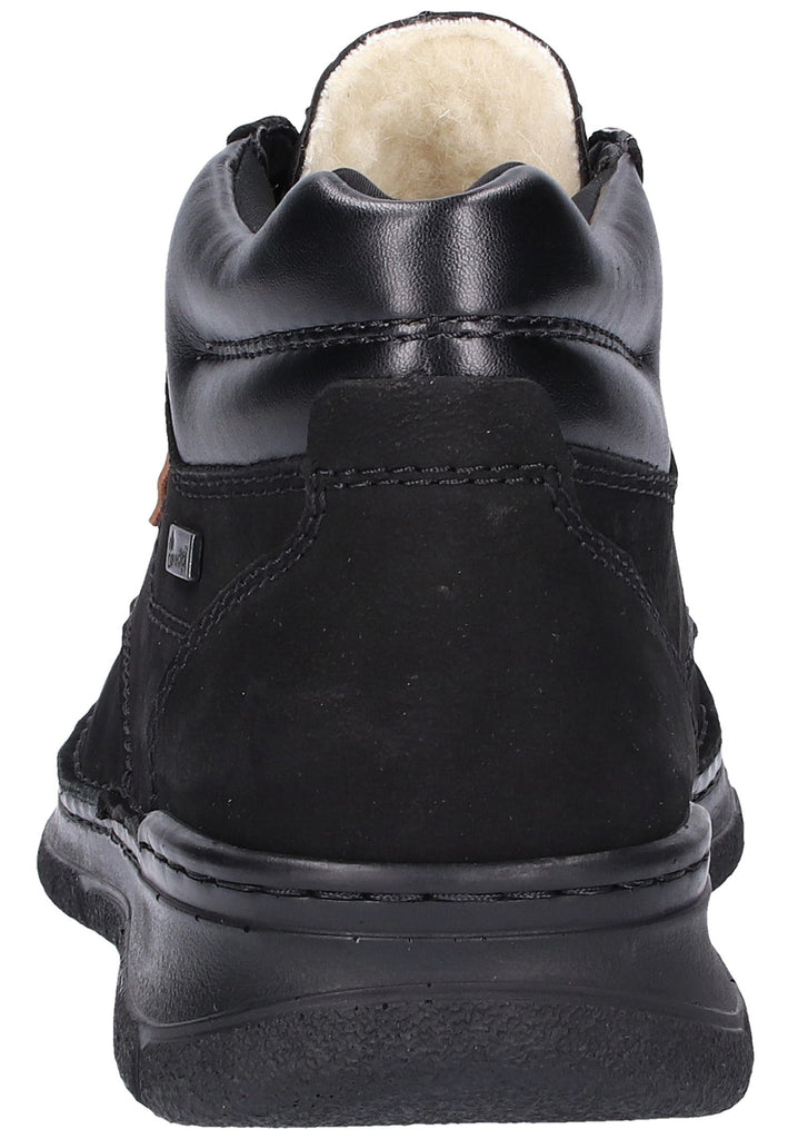 Rieker Stiefelette Leder Schwarz - surf4shoes