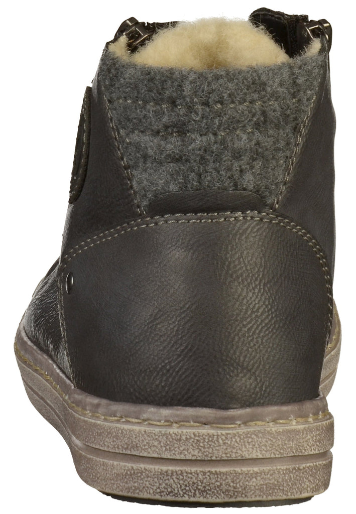 Rieker Sneaker Lederimitat Grau - surf4shoes