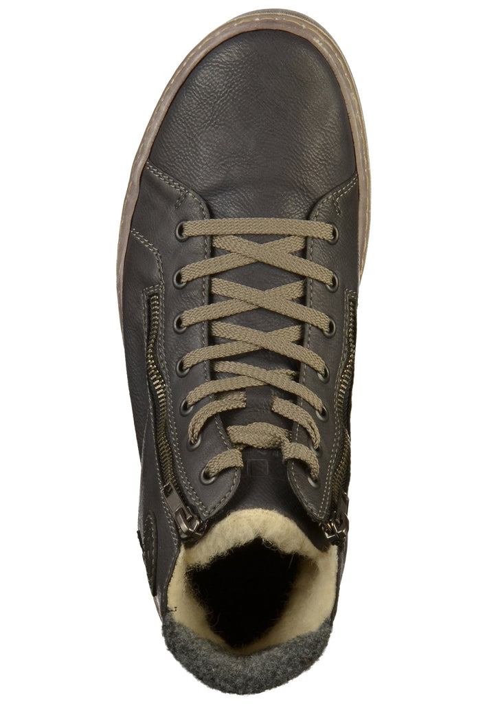 Rieker Sneaker Lederimitat Grau - surf4shoes