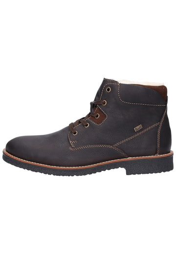 Rieker Stiefelette Leder Braun - surf4shoes