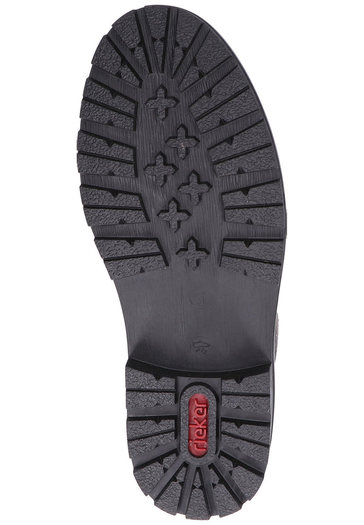 Rieker Stiefelette Lederimitat Grau - surf4shoes