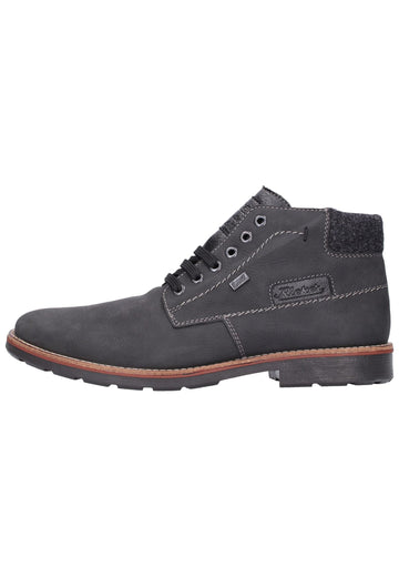 Rieker Stiefelette Leder Grau Warmfutter - surf4shoes