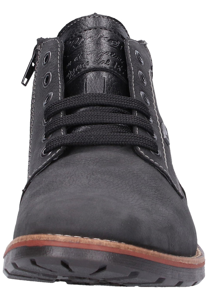 Rieker Stiefelette Leder Grau Warmfutter - surf4shoes