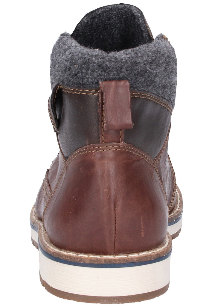 Rieker Stiefelette Leder Braun - surf4shoes