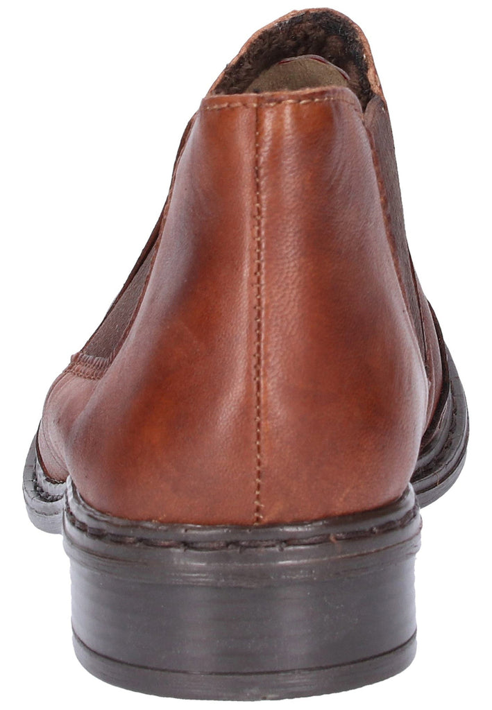 Rieker Slipper Leder Braun - surf4shoes